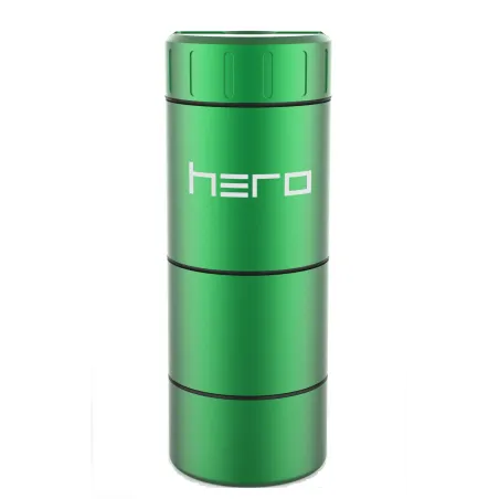 Smart Stash - Herb container with debowler HERO green Smart Stash - Herb container with debowler HERO green