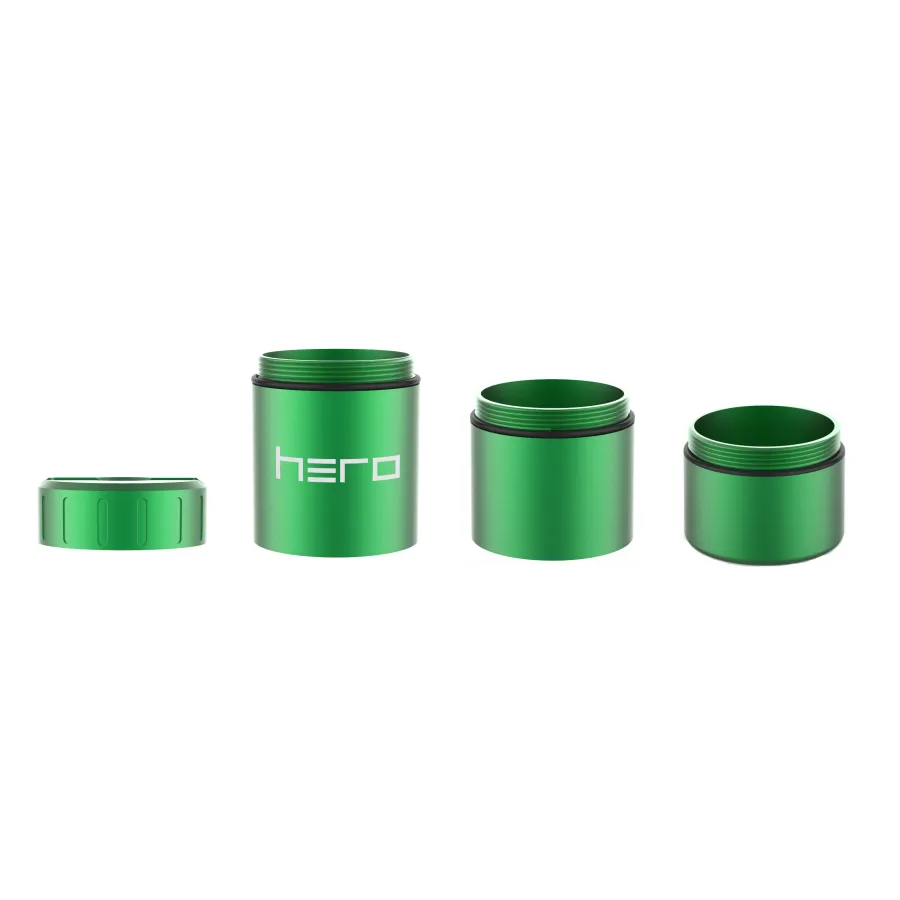 Smart Stash - Pojemnik na susz z debowlerem HERO green Smart Stash - Pojemnik na susz z debowlerem HERO green