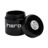 Glass unscented container with hygrometer 100ml HERO PRO
