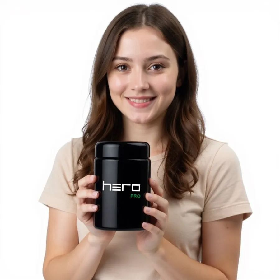 Glasbehälter geruchlos mit Hygrometer 250ml HERO PRO