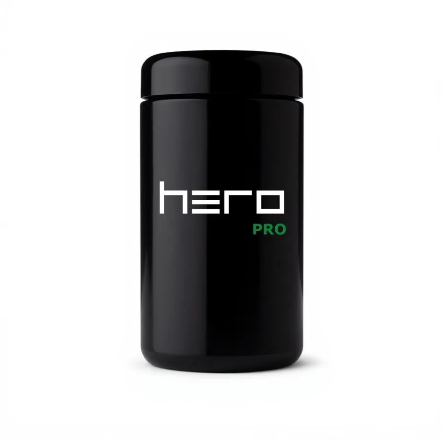 Szklany pojemnik bezzapachowy z higrometrem 500ml HERO PRO
