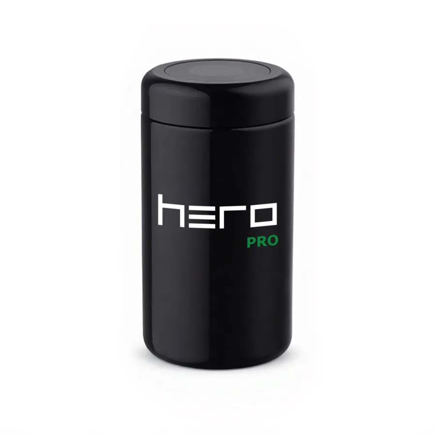 Скляний контейнер без запаху з гігрометром 500мл HERO PRO