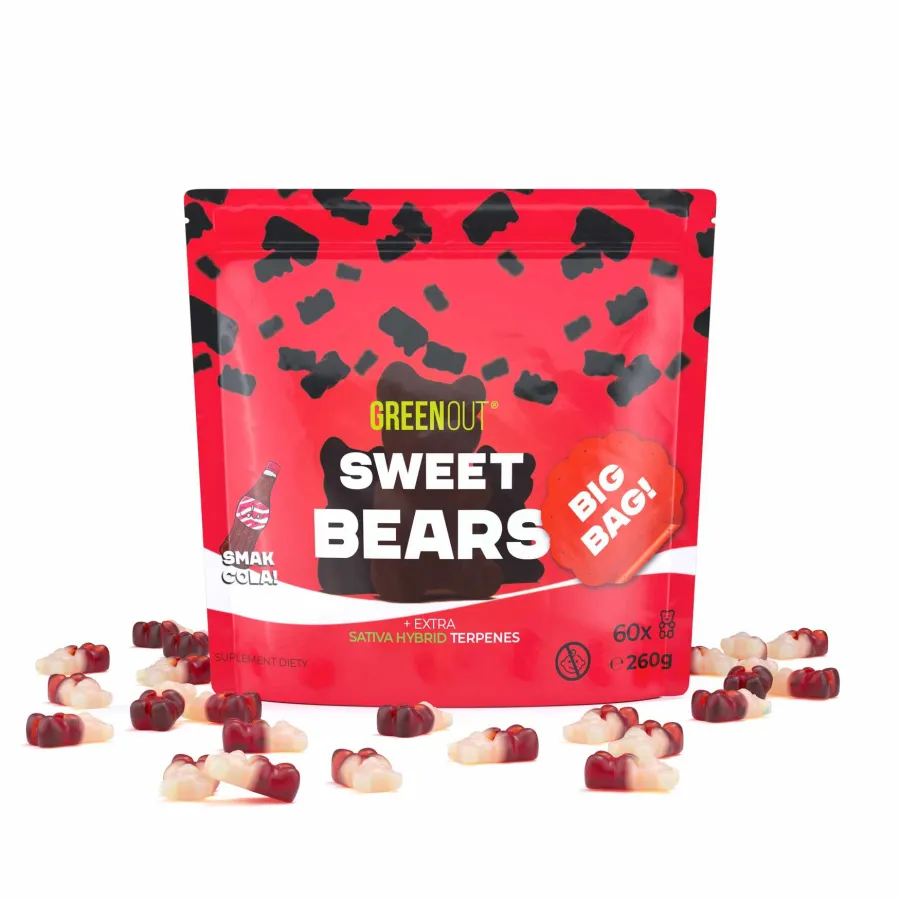 Конопляні цукерки Green Out® Sweet Bears Кола Біг Бег