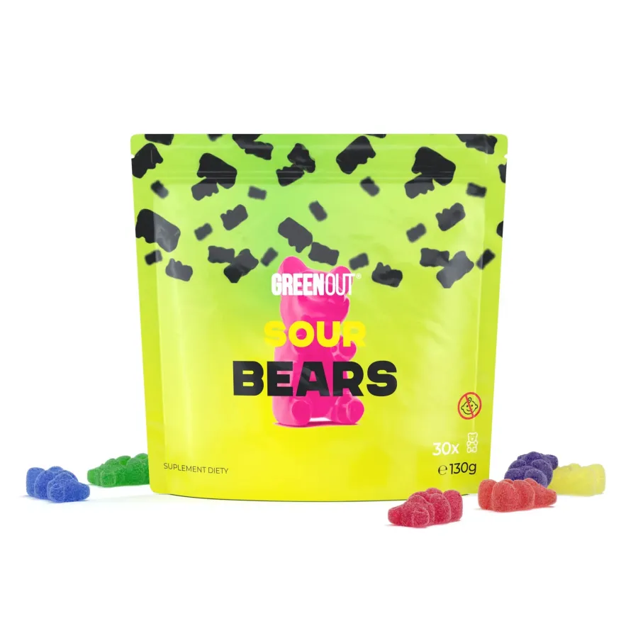 Green Out® Saure Bärchen Hanf Gummibärchen