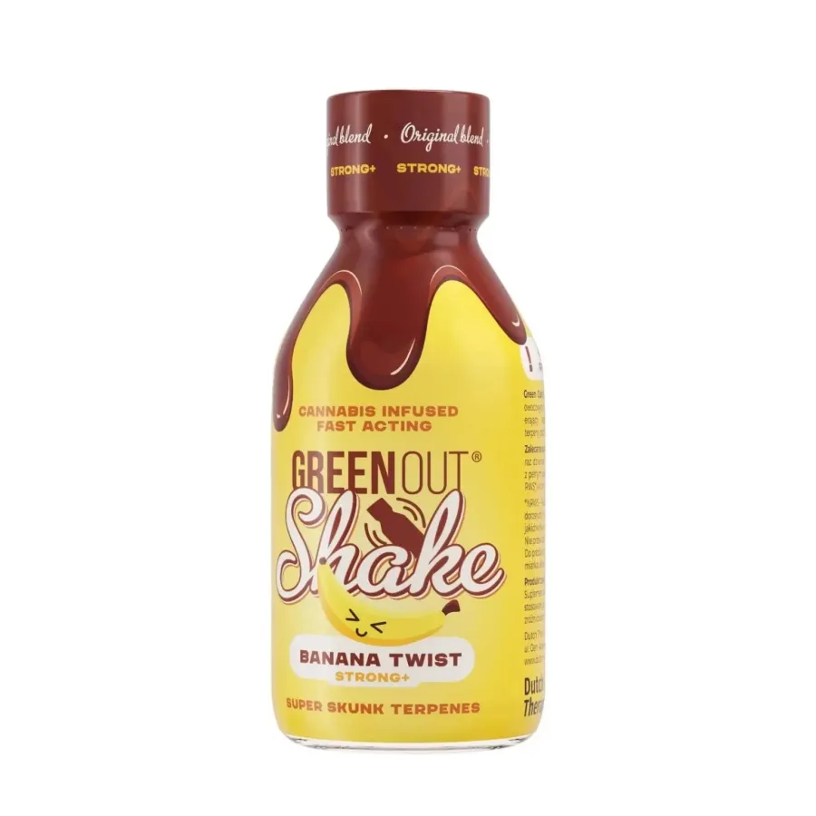 Shot konopny Green Out® Shake, Banana Twist 200ml