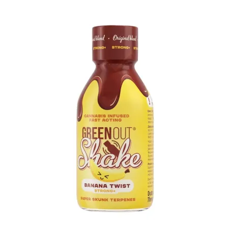 Shot konopny Green Out® Shake, Banana Twist 200ml Shot konopny Green Out® Shake, Banana Twist 200ml