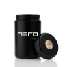 Unparfümierter Glasbehälter mit Hygrometer 400ml HERO PRO