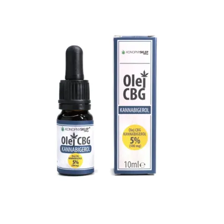 OLEJEK KONOPNY 5% CBG 10ML 500MG OLEJEK KONOPNY 5% CBG 10ML 500MG
