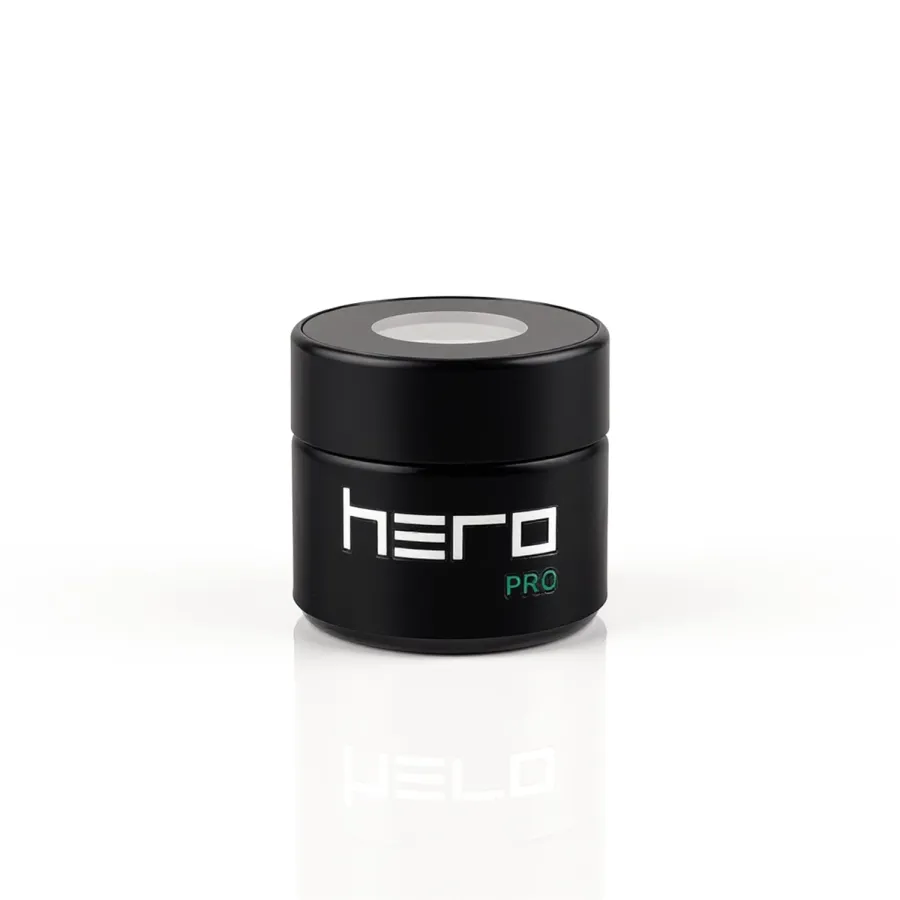 Szklany pojemnik bezzapachowy z higrometrem 50ml HERO PRO Szklany pojemnik bezzapachowy z higrometrem 50ml HERO PRO