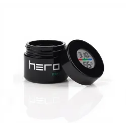 Glass Odorless Container with Hygrometer 50ml HERO PRO