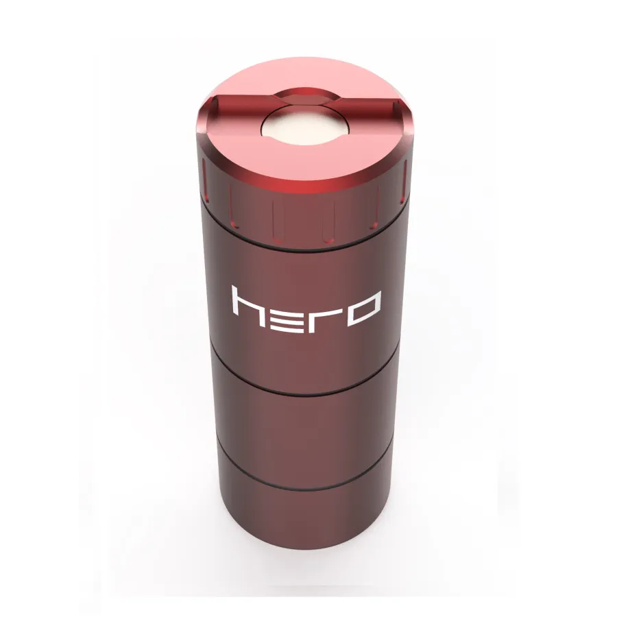 Smart Stash - Herb container with debowler HERO red Smart Stash - Herb container with debowler HERO red