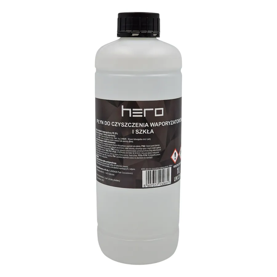 Płyn do czyszczenia waporyzatora oraz szkła 1000ml HERO