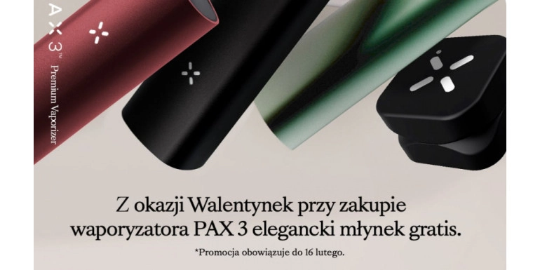 Waporyzator PAX 3  - przy zakupie gratis!